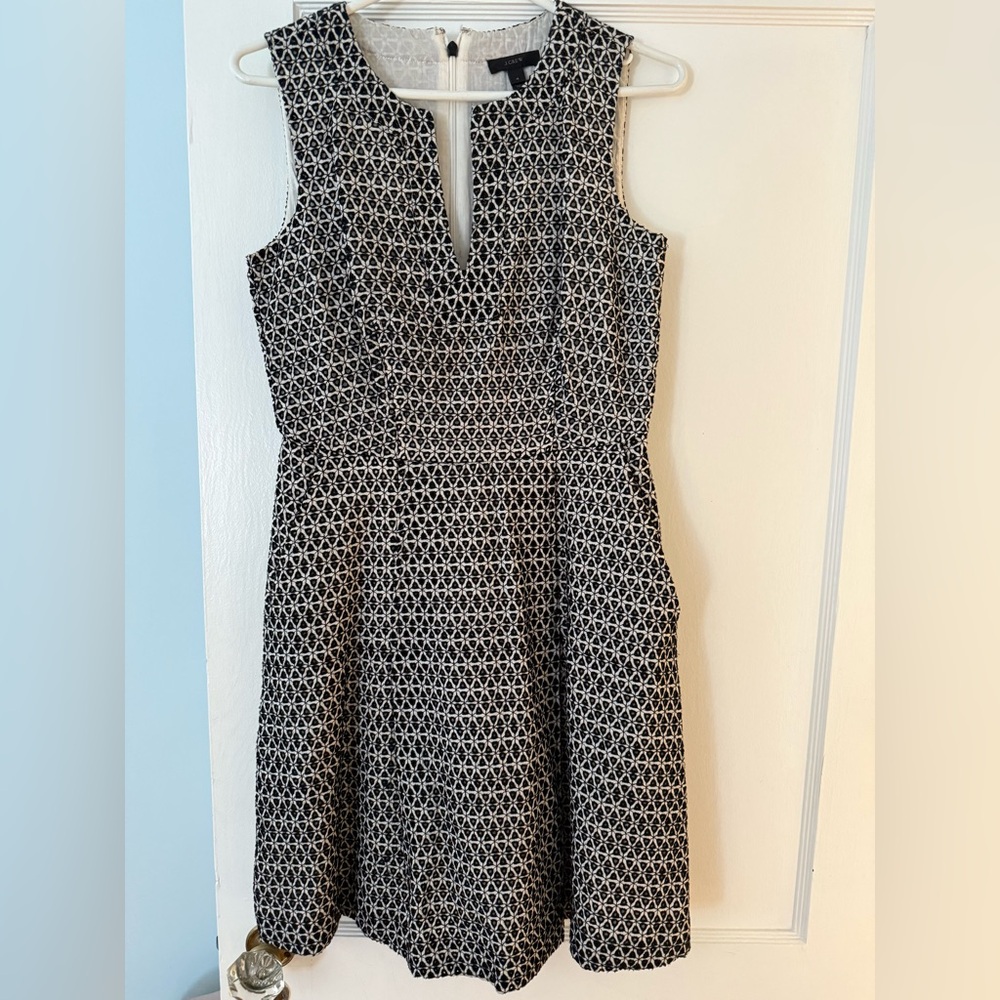 Summer dress eyelets - office friendly - J crew size 4
